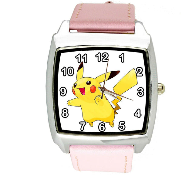 PIKACHU POKEMON VIDEO GAME PINK LEATHER FILM MOVIE STEEL SQUARE DVD WATCH