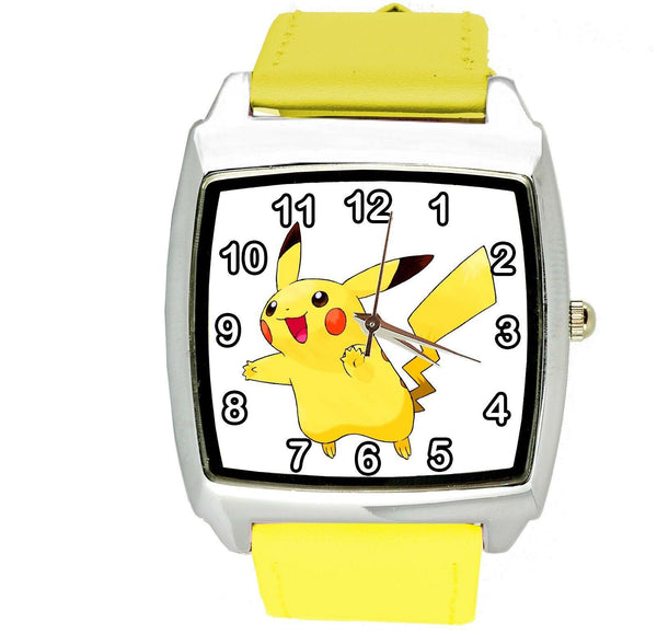 PIKACHU POKEMON VIDEO GAME YELLOW LEATHER FILM MOVIE STEEL SQUARE DVD WATCH