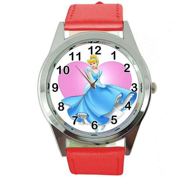 NEW CINDERELLA Stainless RED LEATHER FILM MOVIE GIRL FAIRY TALE CD DVD WATCH