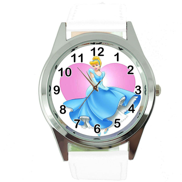 NEW CINDERELLA Stainless WHITE LEATHER FILM MOVIE GIRL FAIRY TALE CD DVD WATCH
