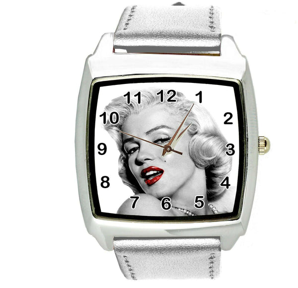 MARILYN MONROE MOVIE FILM STAR PINUP GIRL SILVER LEATHER SQUARE CD DVD TV WATCH
