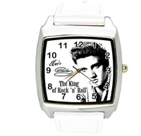 ELVIS PRESLEY Steel WHITE LEATHER MUSIC KING LEGEND SQUARE CD DVD TV WATCH E1