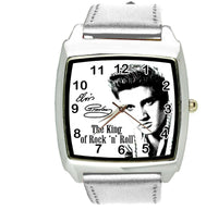 ELVIS PRESLEY Steel SILVER LEATHER MUSIC KING LEGEND SQUARE CD DVD TV WATCH E1