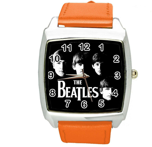 THE BEATLES BAND BF ORANGE LEATHER ROCK MUSIC LEGEND SQUARE CD DVD TV WATCH E2