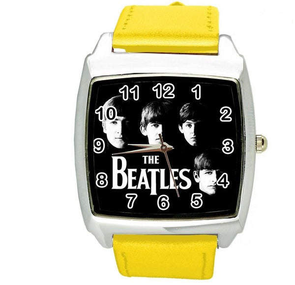 THE BEATLES BAND BF YELLOW LEATHER ROCK MUSIC LEGEND SQUARE CD DVD TV WATCH E2