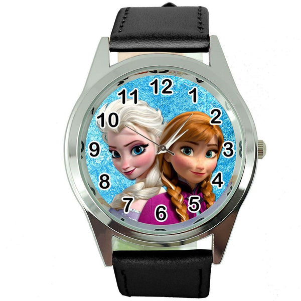 FROZEN ELSA ANNA BLACK LEATHER FILM MOVIE GIRL FAIRY TALE STEEL CD DVD TV WATCH