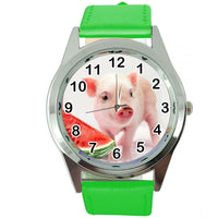 BABE PIGLET PIG LOVER HOG CUTE PIGGY FILM MOVIE GREEN LEATHER CD DVD TV WATCH