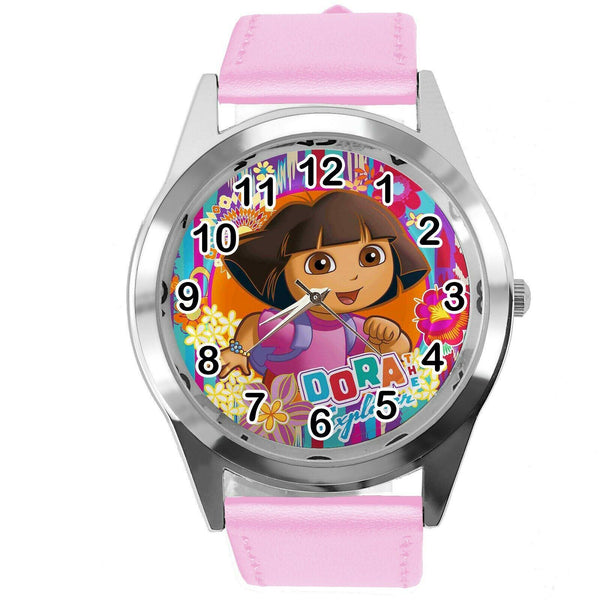 DORA THE EXPLORER PINK LEATHER FILM CARTOON ANIMATION CD DVD TV GAME TOY WATCH