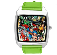 DC JUSTICE LEAGUE COMICS SUPERHEROES GREEN LEATHER FILM MOVIE CD DVD TV WATCH