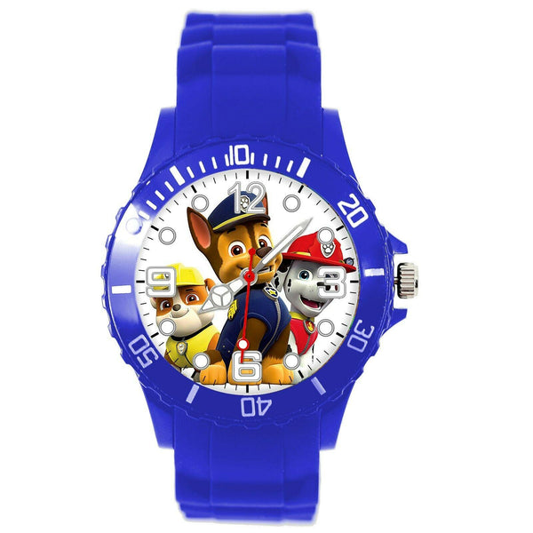 PAW PATROL DOG PUPPY BLUE SILICONE FILM MOVIE CARTOON CD DVD TV GAME TOY WATCH