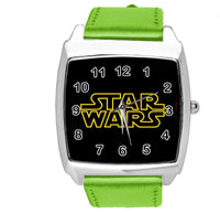 STARWARS STAR WARS GREEN REAL LEATHER FILM SQUARE SCI FI MOVIE CD DVD TV WATCH