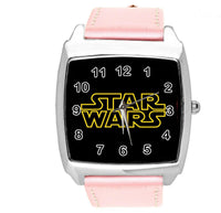 STARWARS STAR WARS PINK REAL LEATHER FILM SQUARE SCI FI MOVIE CD DVD TV WATCH