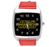 STARWARS STAR WARS RED REAL LEATHER FILM SQUARE SCI FI MOVIE CD DVD TV WATCH