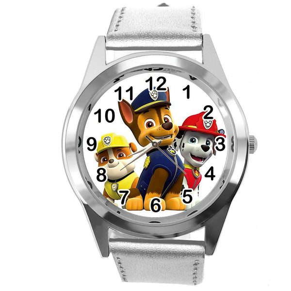 PAW PATROL DOG PUPPY SILVER LEATHER FILM MOVIE CARTOON CD DVD TV GAME TOY WATCH