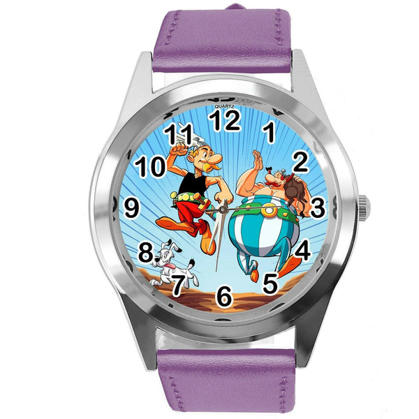 PURPLE LEATHER FILM MOVIE CARTOON CD DVD WATCH FOR ASTERIX OBELIX COMICS FANS