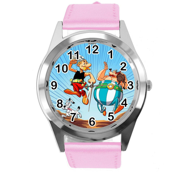 PINK LEATHER FILM MOVIE CARTOON CD DVD WATCH FOR ASTERIX OBELIX COMICS FANS