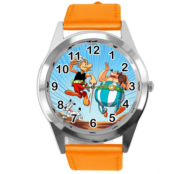ORANGE LEATHER FILM MOVIE CARTOON CD DVD WATCH FOR ASTERIX OBELIX COMICS FANS