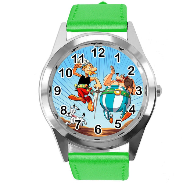 GREEN LEATHER FILM MOVIE CARTOON CD DVD WATCH FOR ASTERIX OBELIX COMICS FANS