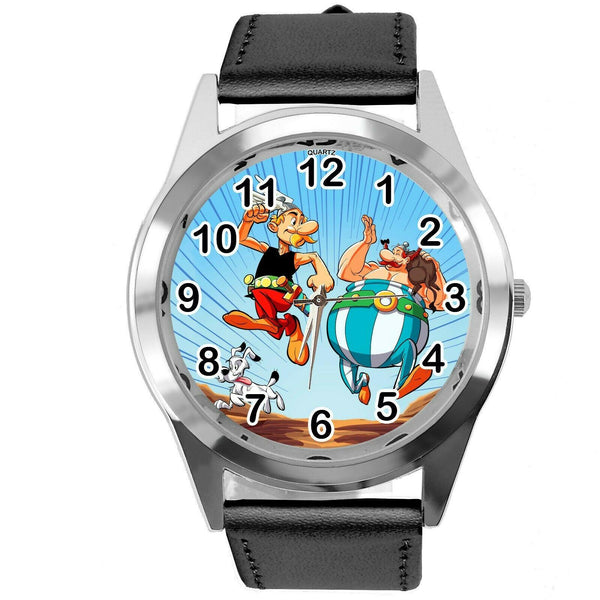 BLACK LEATHER FILM MOVIE CARTOON CD DVD WATCH FOR ASTERIX OBELIX COMICS FANS