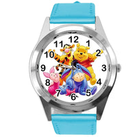 WINNIE THE POOH TIGER PIGLET BLUE LEATHER FILM MOVIE CARTOON BOOK CD DVD WATCH