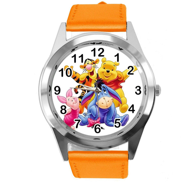 WINNIE THE POOH TIGER PIGLET ORANGE LEATHER FILM MOVIE CARTOON BOOK CD DVD WATCH