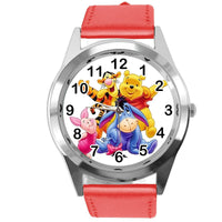 WINNIE THE POOH TIGER PIGLET RED LEATHER FILM MOVIE CARTOON BOOK CD DVD WATCH
