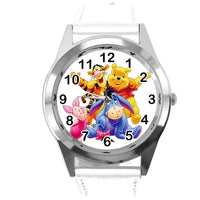 WINNIE THE POOH TIGER PIGLET WHITE LEATHER FILM MOVIE CARTOON BOOK CD DVD WATCH