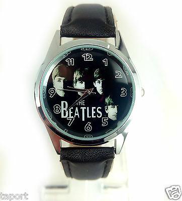 THE BEATLES ROUND WATCH NEW Stainless Steel fashion music UK