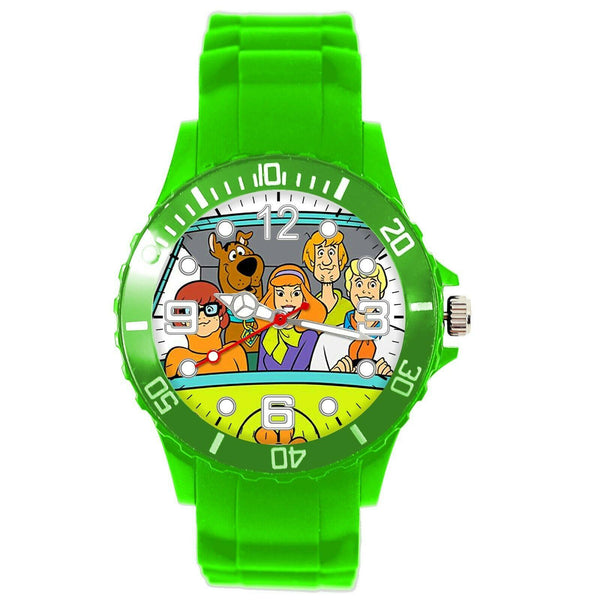 SCOOBY DOO SHAGGY CARTOON FILM MOVIE DVD VIDEO GAME GREEN SILICONE CD DVD WATCH
