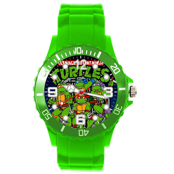TEENAGE MUTANT NINJA TURTLES GREEN SILICONE FILM CARTOON CD TV DVD GAME WATCH