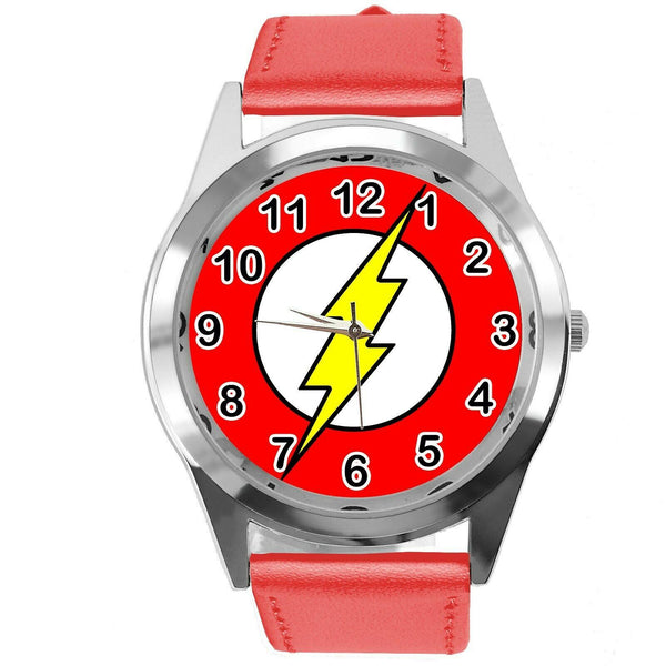 BOLT THUNDER ELECTRO FLASH SLASH POWER ENERGY RED LEATHER FILM CD DVD WATCH