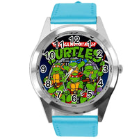 TEENAGE MUTANT NINJA TURTLES BLUE LEATHER FILM CARTOON CD TV DVD GAME WATCH