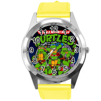 TEENAGE MUTANT NINJA TURTLES YELLOW LEATHER FILM CARTOON CD TV DVD GAME WATCH