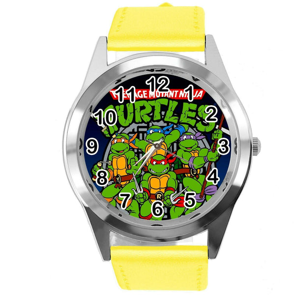 TEENAGE MUTANT NINJA TURTLES YELLOW LEATHER FILM CARTOON CD TV DVD GAME WATCH
