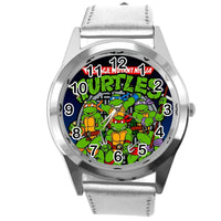 TEENAGE MUTANT NINJA TURTLES SILVER LEATHER FILM CARTOON CD TV DVD GAME WATCH