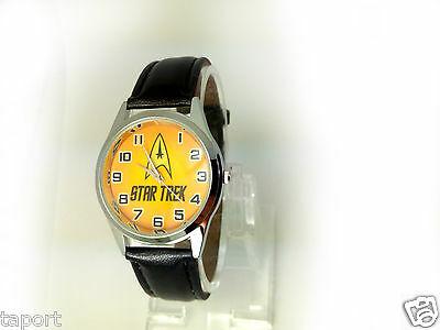 SCI FI STAR TREK STARTREK YELLOW WATCH Stainless Steel DVD FASHION WATCH UK