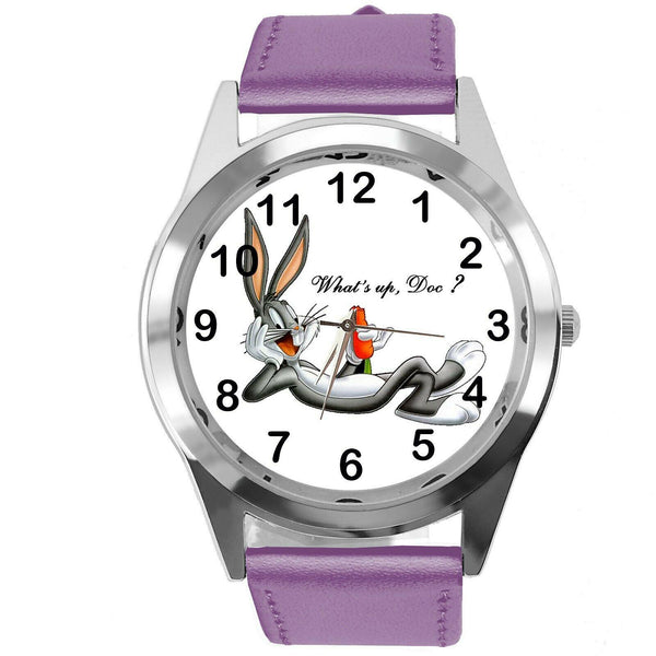BUGS BUNNY CARROT PURPLE LEATHER FILM MOVIE CARTOON ANIMATION CD DVD TV WATCH