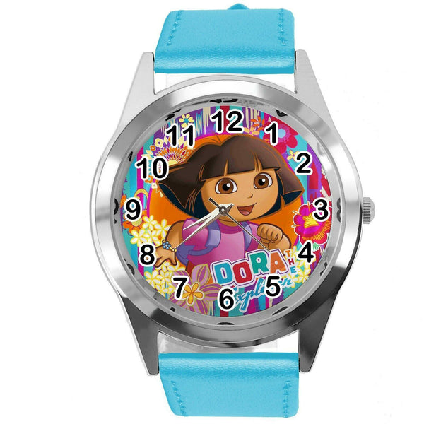 DORA THE EXPLORER BLUE LEATHER FILM CARTOON ANIMATION CD DVD TV GAME TOY WATCH
