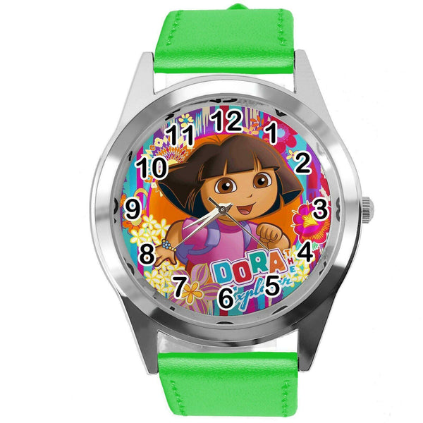 DORA THE EXPLORER GREEN LEATHER FILM CARTOON ANIMATION CD DVD TV GAME TOY WATCH
