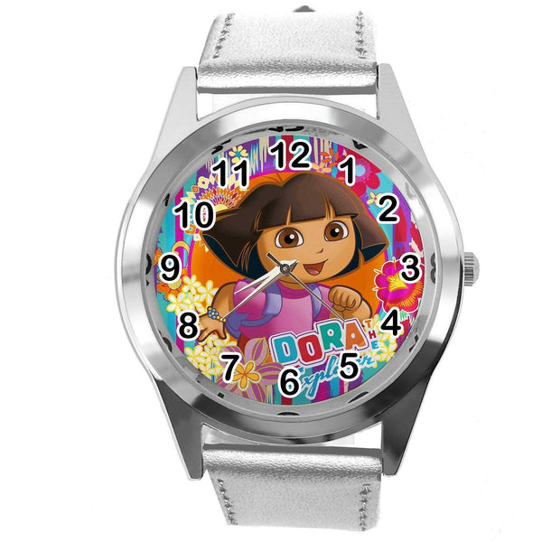 DORA THE EXPLORER SILVER LEATHER FILM CARTOON ANIMATION CD DVD TV GAME TOY WATCH