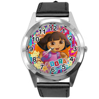 DORA THE EXPLORER BLACK LEATHER FILM CARTOON ANIMATION CD DVD TV GAME TOY WATCH