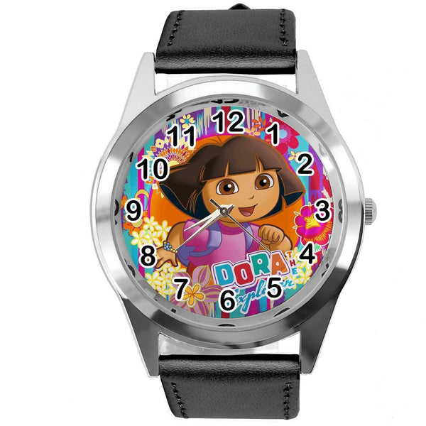 DORA THE EXPLORER BLACK LEATHER FILM CARTOON ANIMATION CD DVD TV GAME TOY WATCH