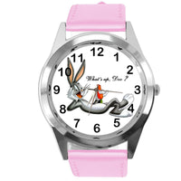 BUGS BUNNY CARROT PINK LEATHER FILM MOVIE CARTOON ANIMATION CD DVD TV WATCH