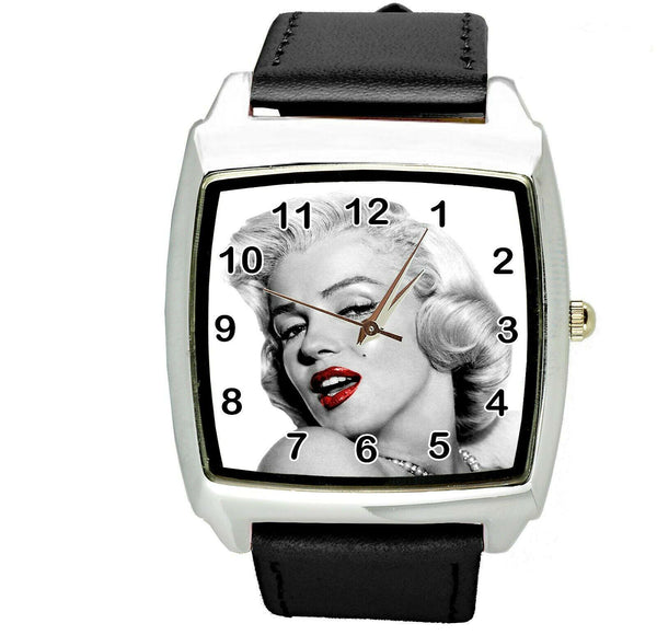 MARILYN MONROE MOVIE FILM STAR PINUP GIRL BLACK LEATHER SQUARE CD DVD TV WATCH