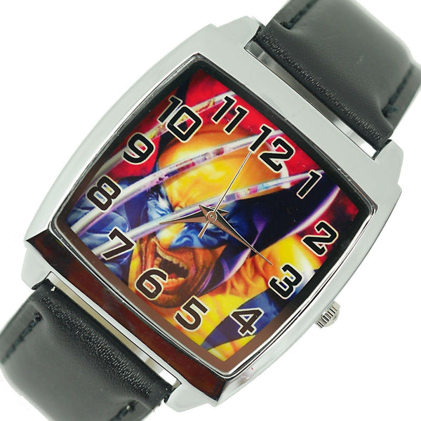 WOLVERINE XMEN FILM MOVIE SUPERHERO BLACK LEATHER SQUARE SCI FI COMICS DVD WATCH