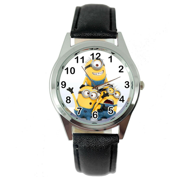THE MINIONS MINION BLACK LEATHER FILM MOVIE CINEMA DVD FAIRY TALE SS WATCH GIFT