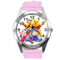 WINNIE THE POOH TIGER PIGLET PINK LEATHER FILM MOVIE CARTOON BOOK CD DVD WATCH