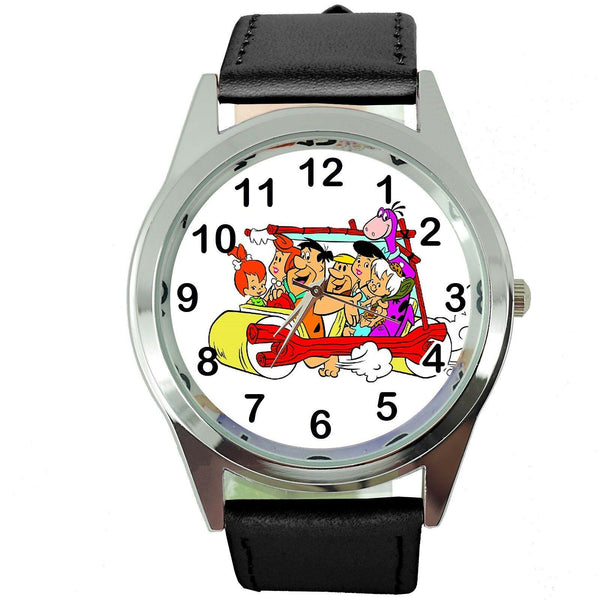 FLINSTONES Steel BLACK LEATHER FILM MOVIE CARTOON ANIMATION DVD WATCH