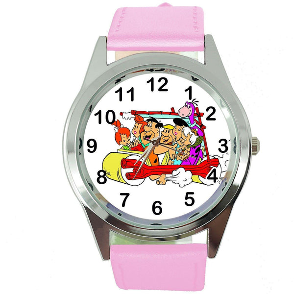 FLINSTONES Steel PINK LEATHER FILM MOVIE CARTOON ANIMATION DVD WATCH