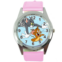 TOM AND JERRY Steel PINK LEATHER FILM MOVIE CARTOON ANIMATION DVD WATCH